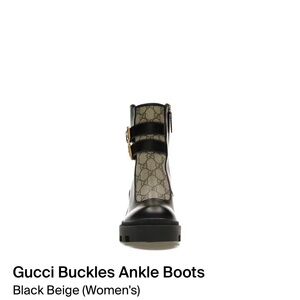 Gucci Authentic brand new - Buckles Anckle Boots comes with 2 Dust Bags and Box